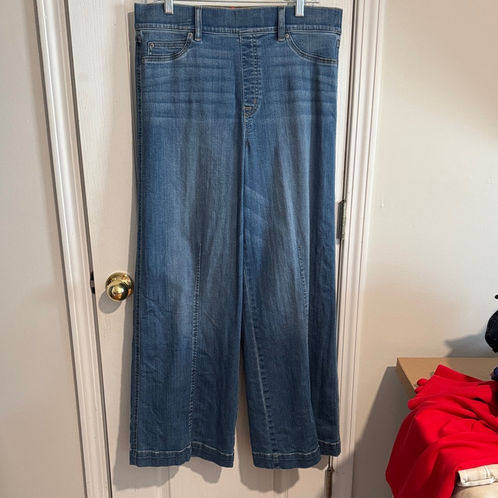 SPANX Women's Flare Jeans in Blue